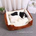 Кровать для мягкой собаки роскошная кровать для собаки для кошачьей кошки